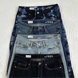 GAP 1969 Jeans Bundle - Four Pairs “Always Skinny” Size 27